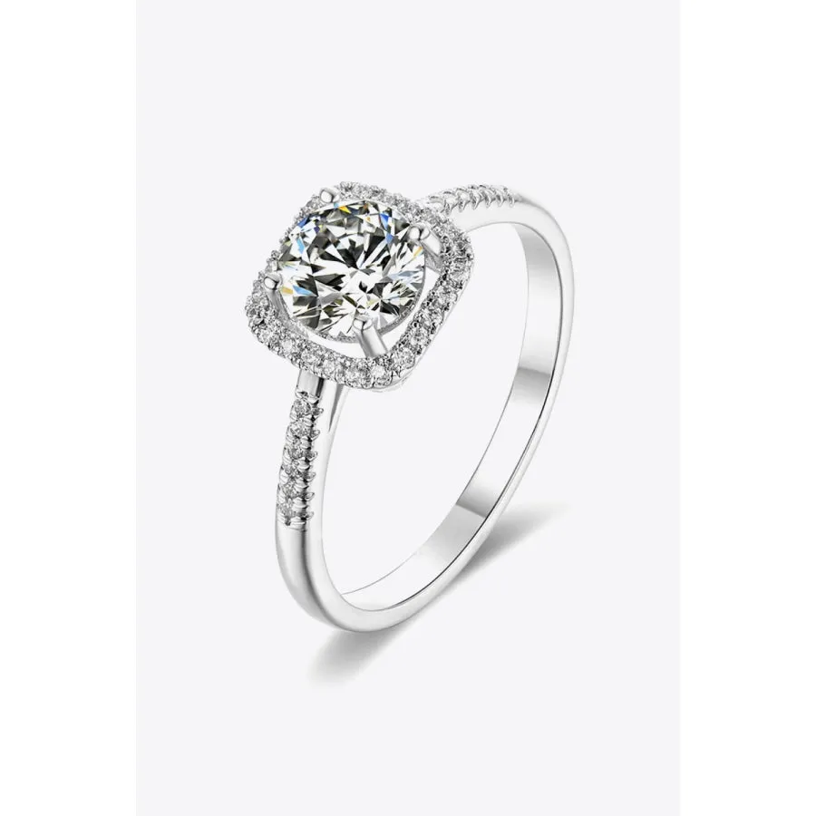 1 Carat Moissanite Zircon Ring