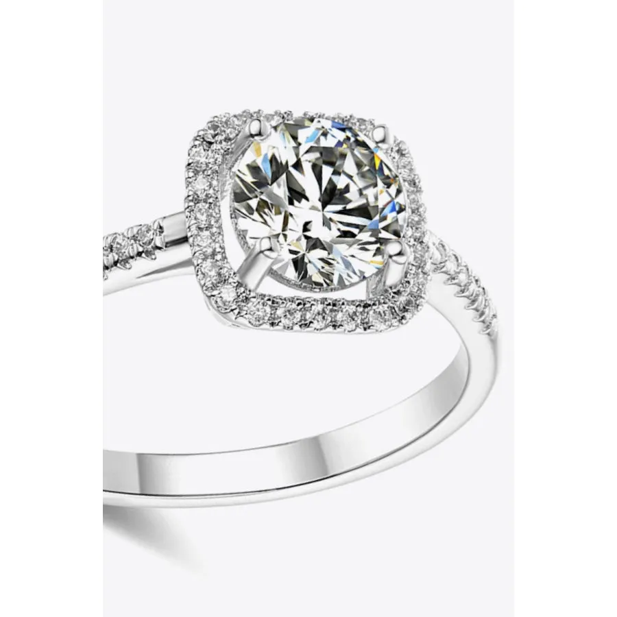 1 Carat Moissanite Zircon Ring