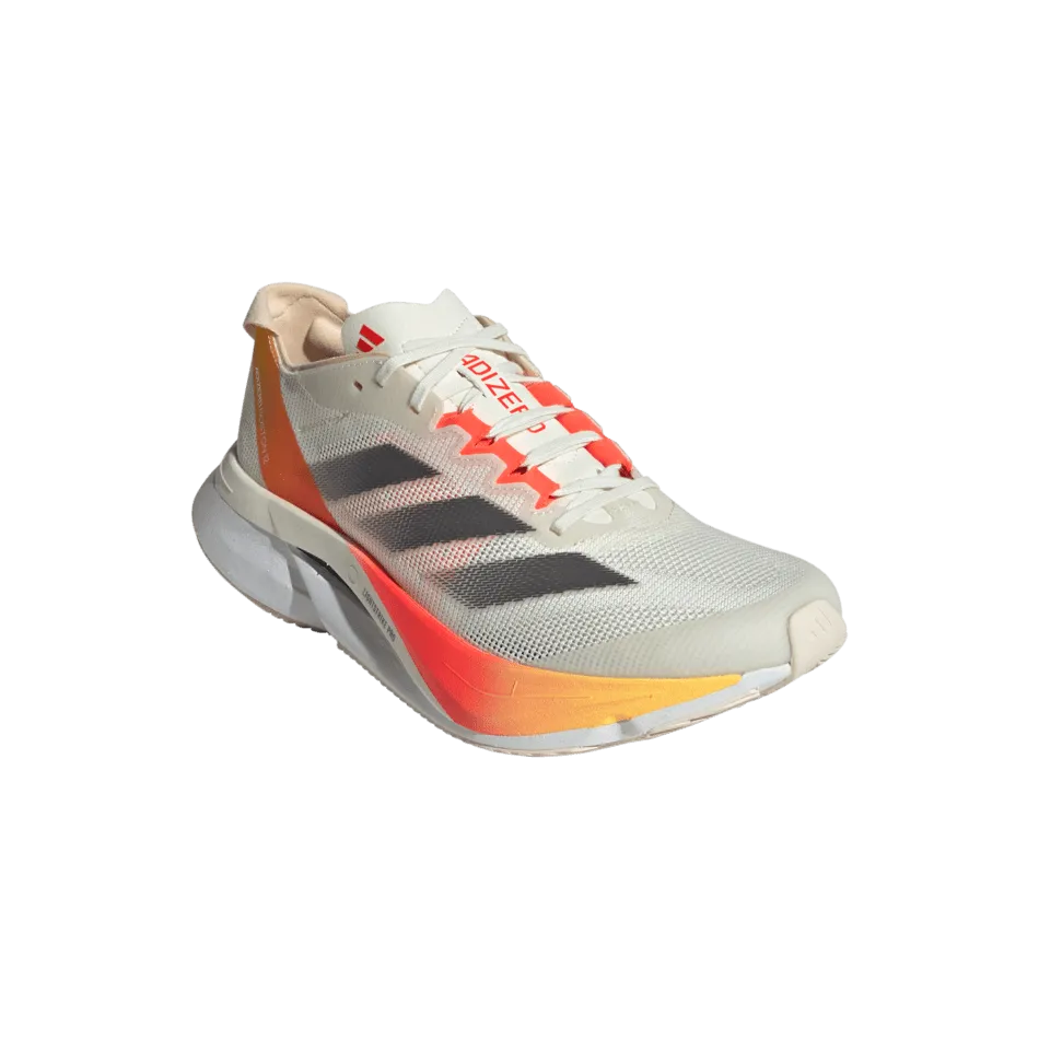 Adidas Adizero Boston 12 Women's running Shoes SS24 Ivory