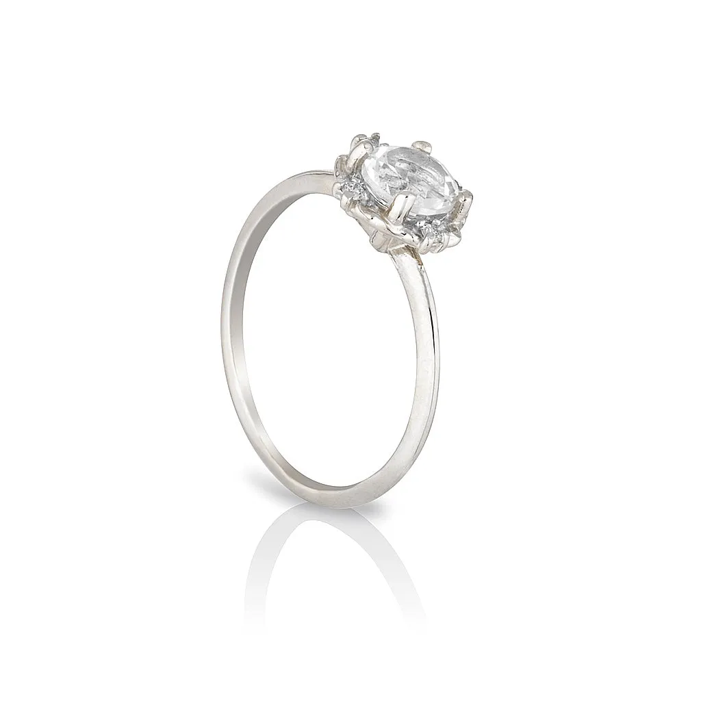 ADRIA | white topaz & diamonds