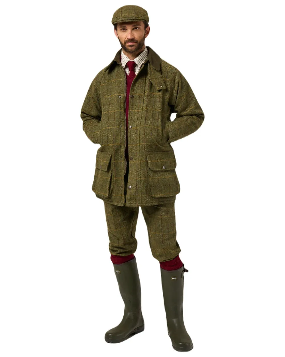 Alan Paine Rutland Waterproof Tweed Shooting Coat