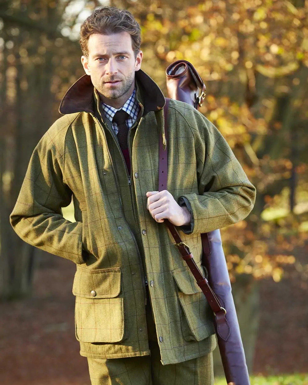 Alan Paine Rutland Waterproof Tweed Shooting Coat