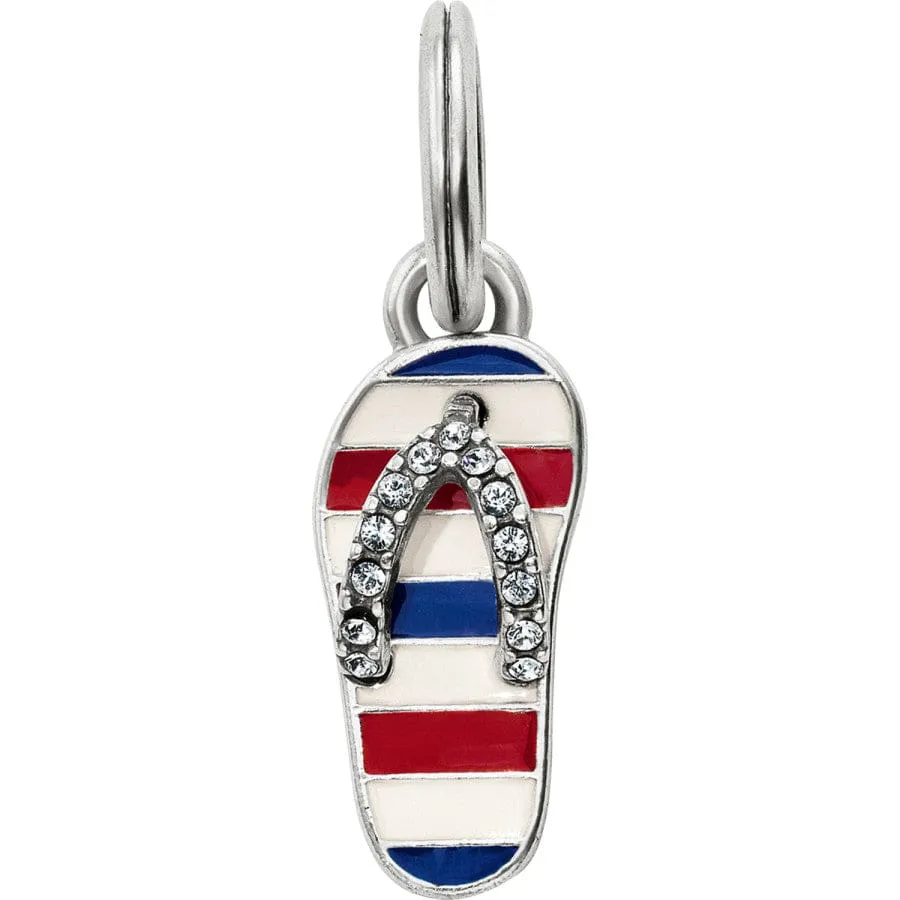 Americana Flip Flop Charm