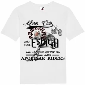 Apolinar Motor Club Tee (White) RMC-035