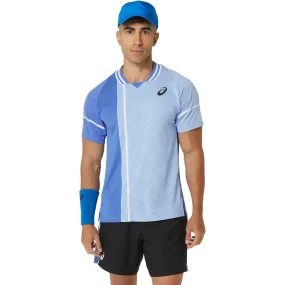 Asics T-Shirt Match Actibreeze Heren Blauw