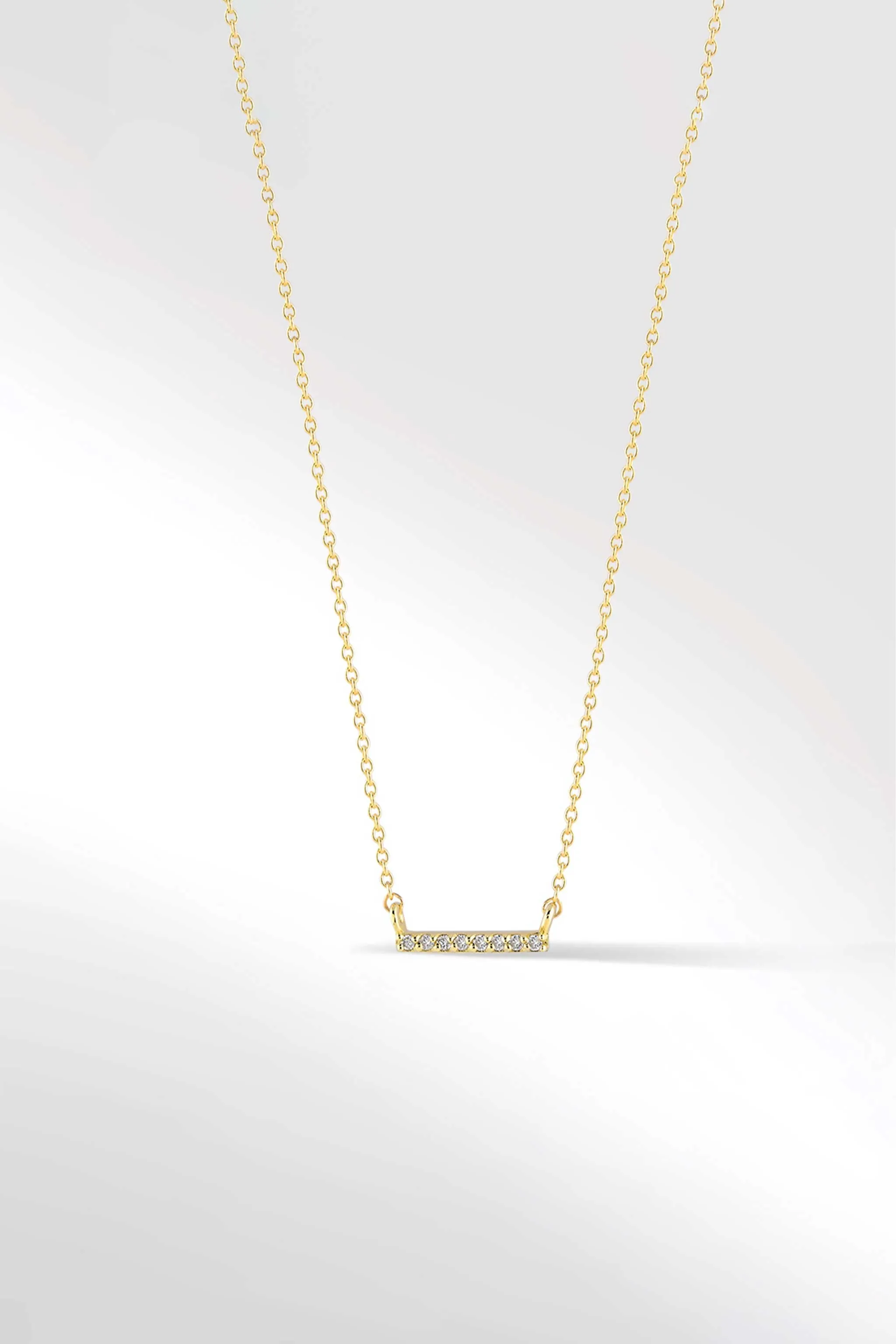 Axis Mini Necklace in Diamond