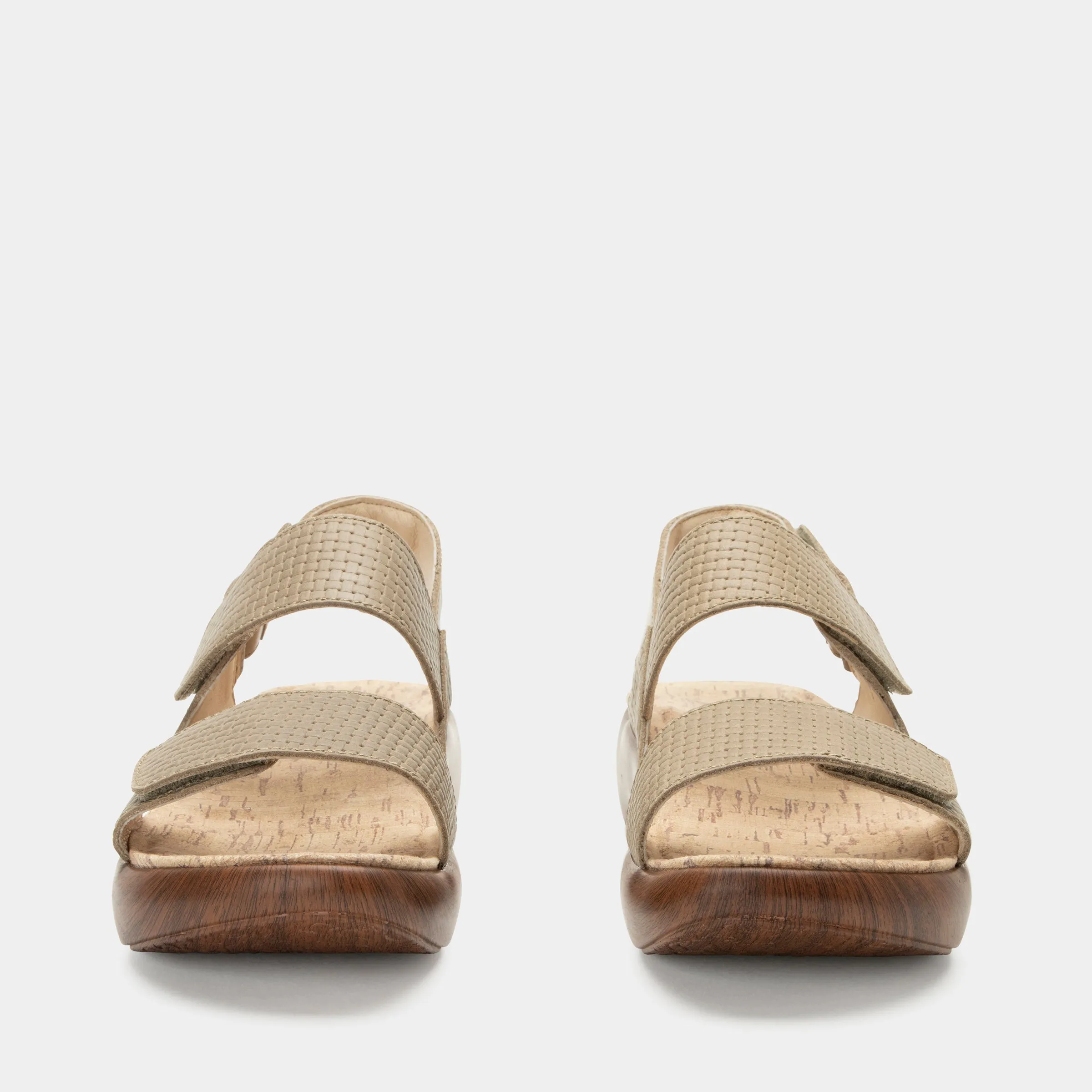 Bailee Woven Taupe Sandal