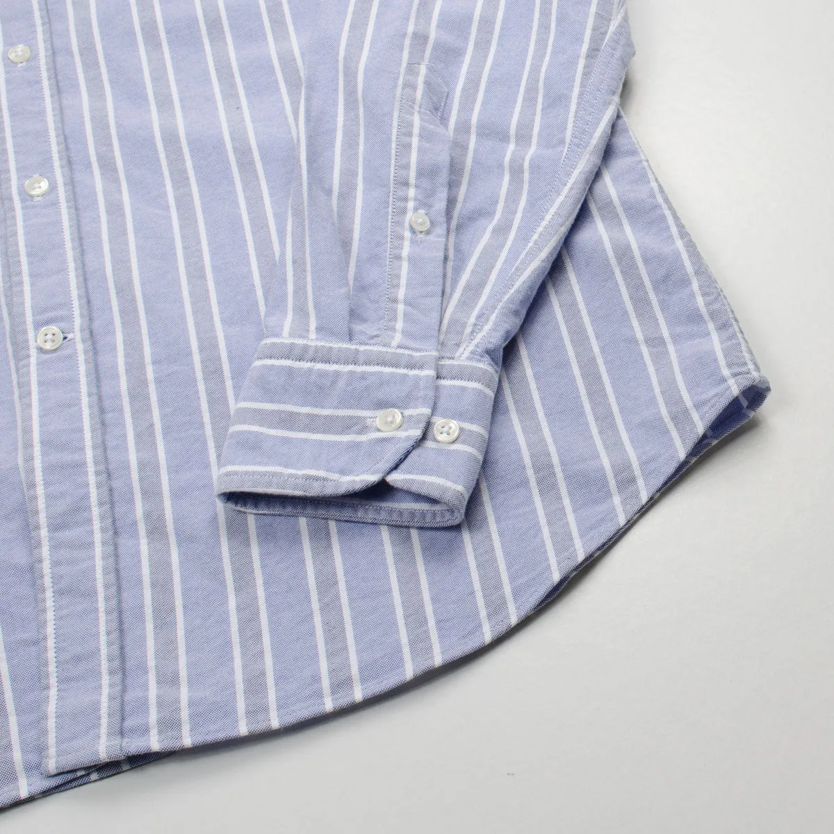 BD Baggies - Bradford BD Shirt - Oxford Striped Blue