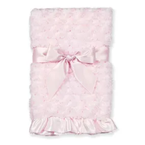 Bearington Collection Swirly Snuggle Blanket - Pink