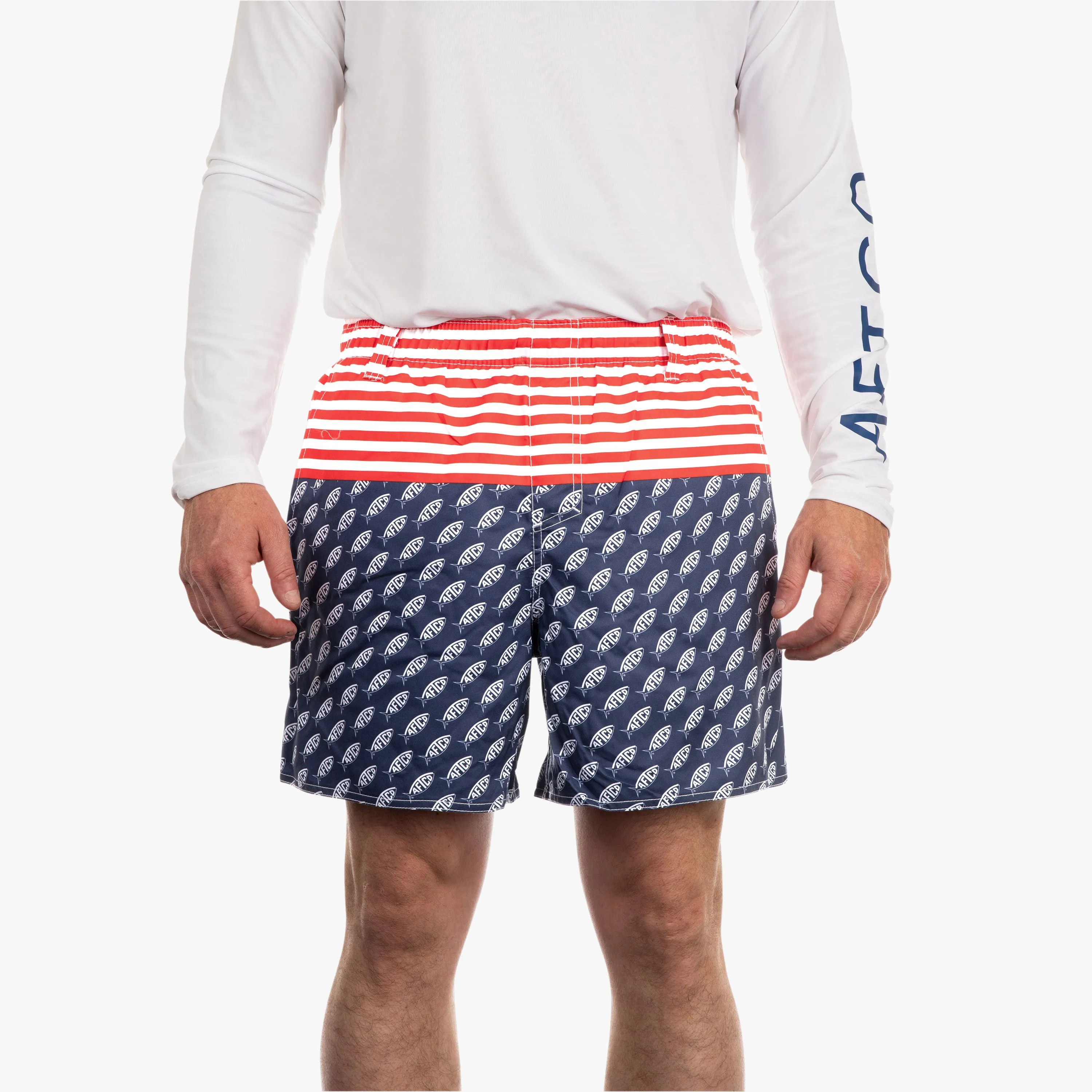 Captain Fishing Swim Trunks