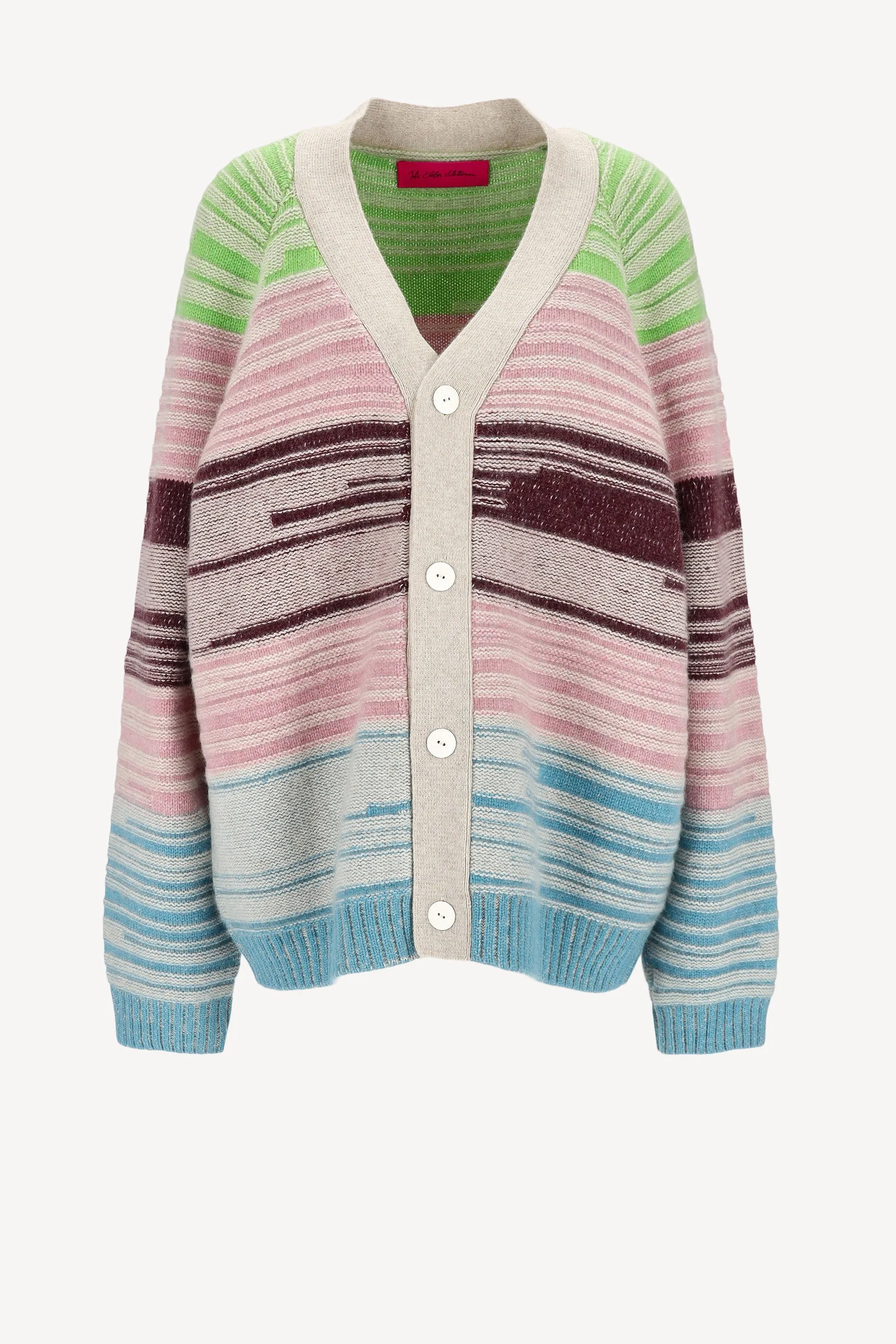 Cardigan Mix n Marl in Rosette Stripes