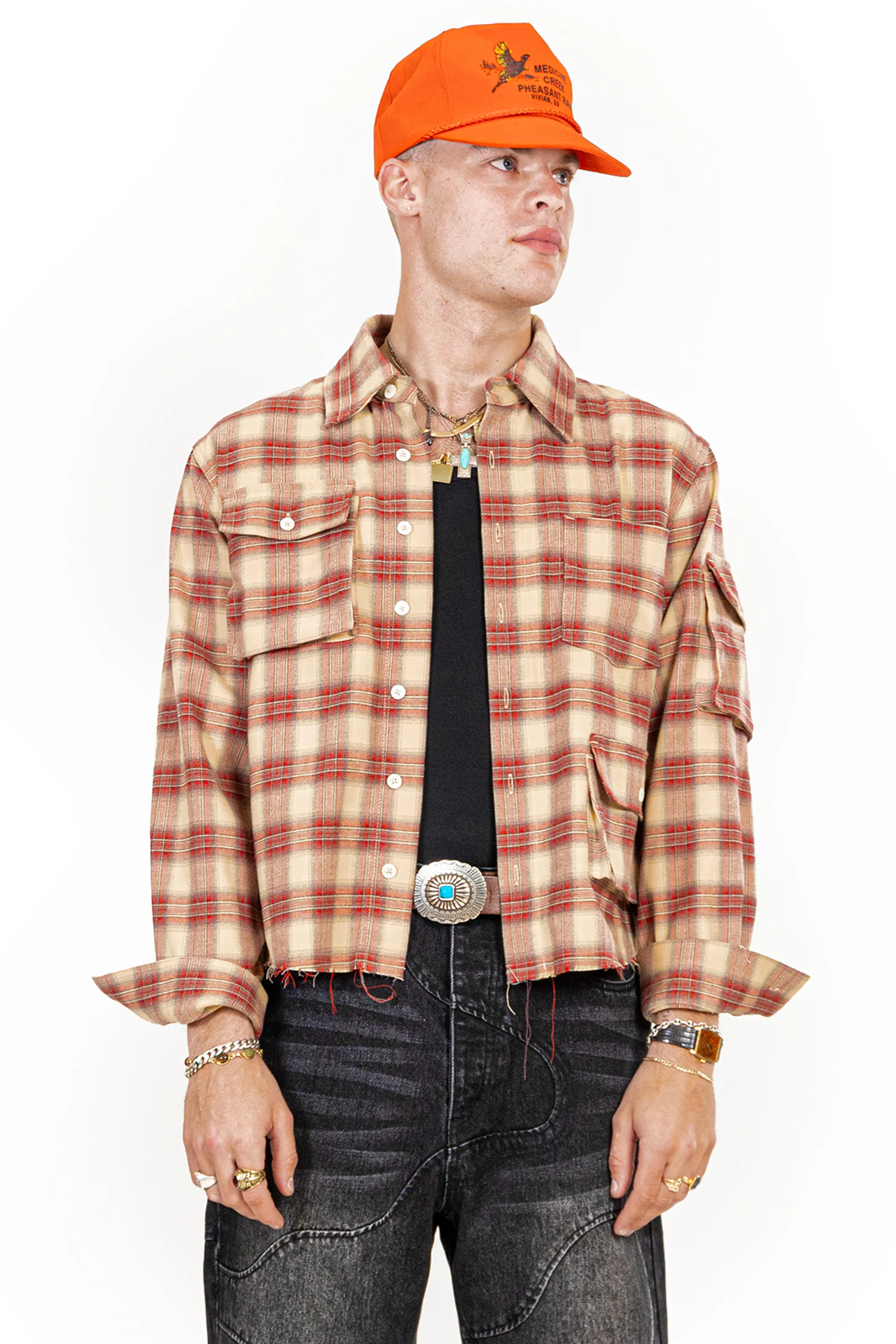 Cargo Shirt- RED