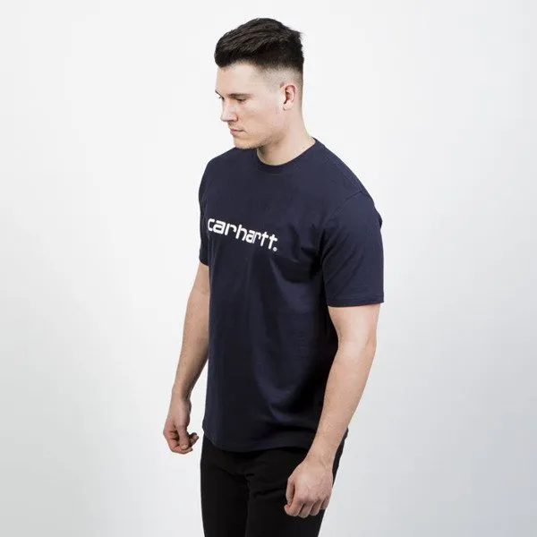 CARHARTT WIP S/S SCRIPT T-SHIRT (NAVY)