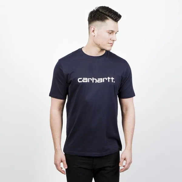 CARHARTT WIP S/S SCRIPT T-SHIRT (NAVY)