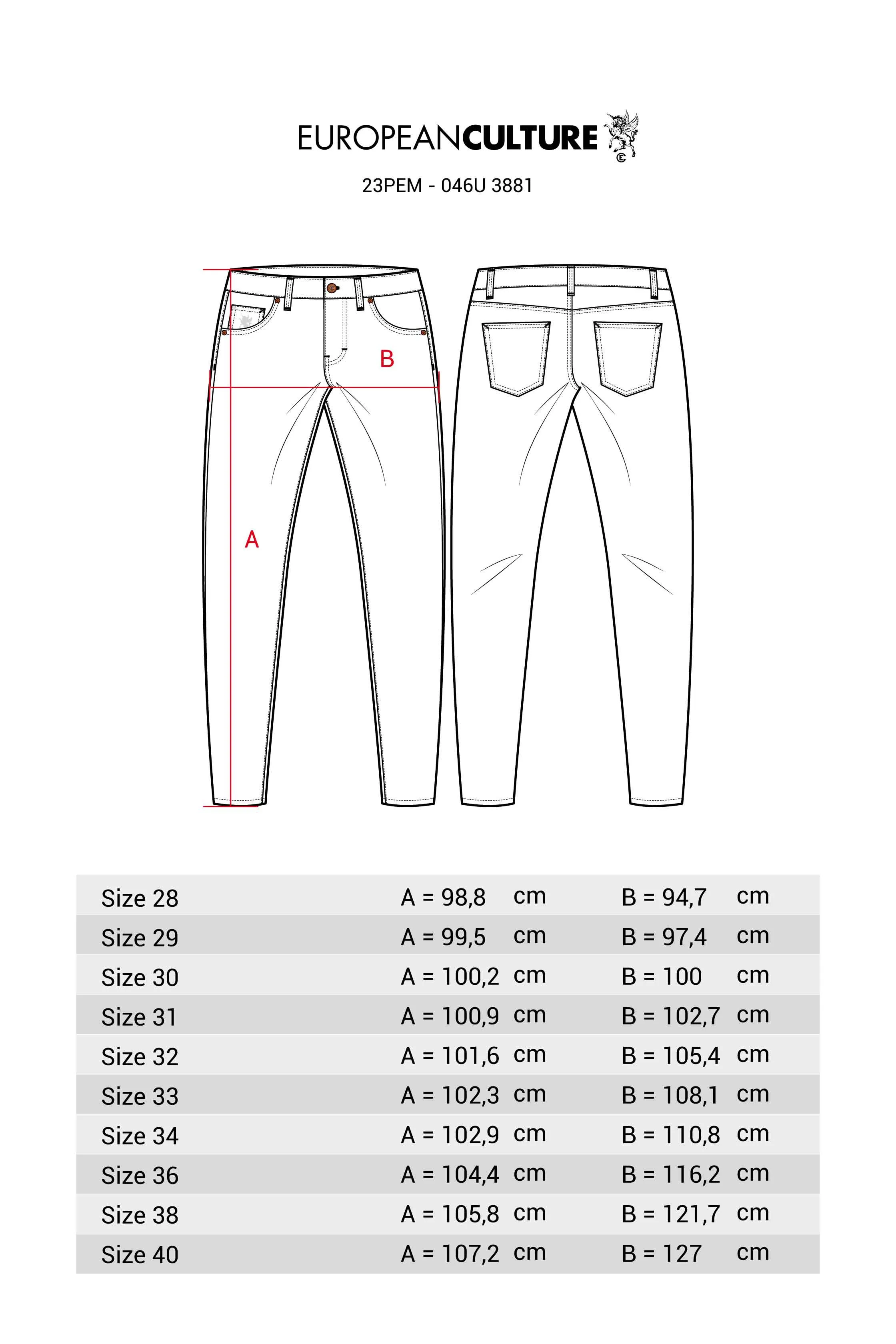 Carrot Bull Five Pockets Garment Dyed for Man 046U 3881