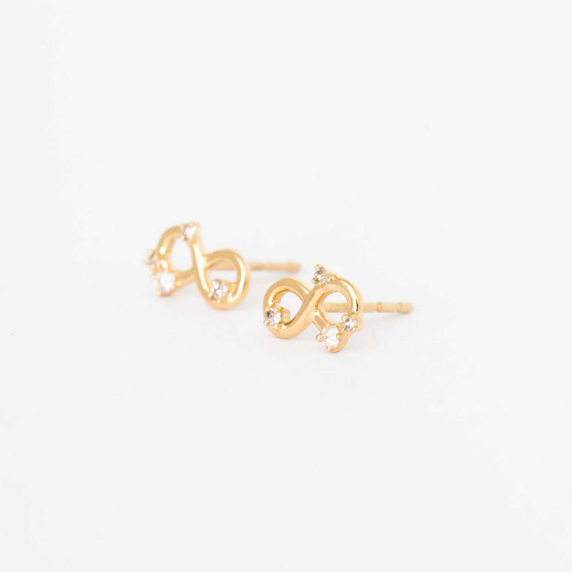 Diamond Infinity Studs