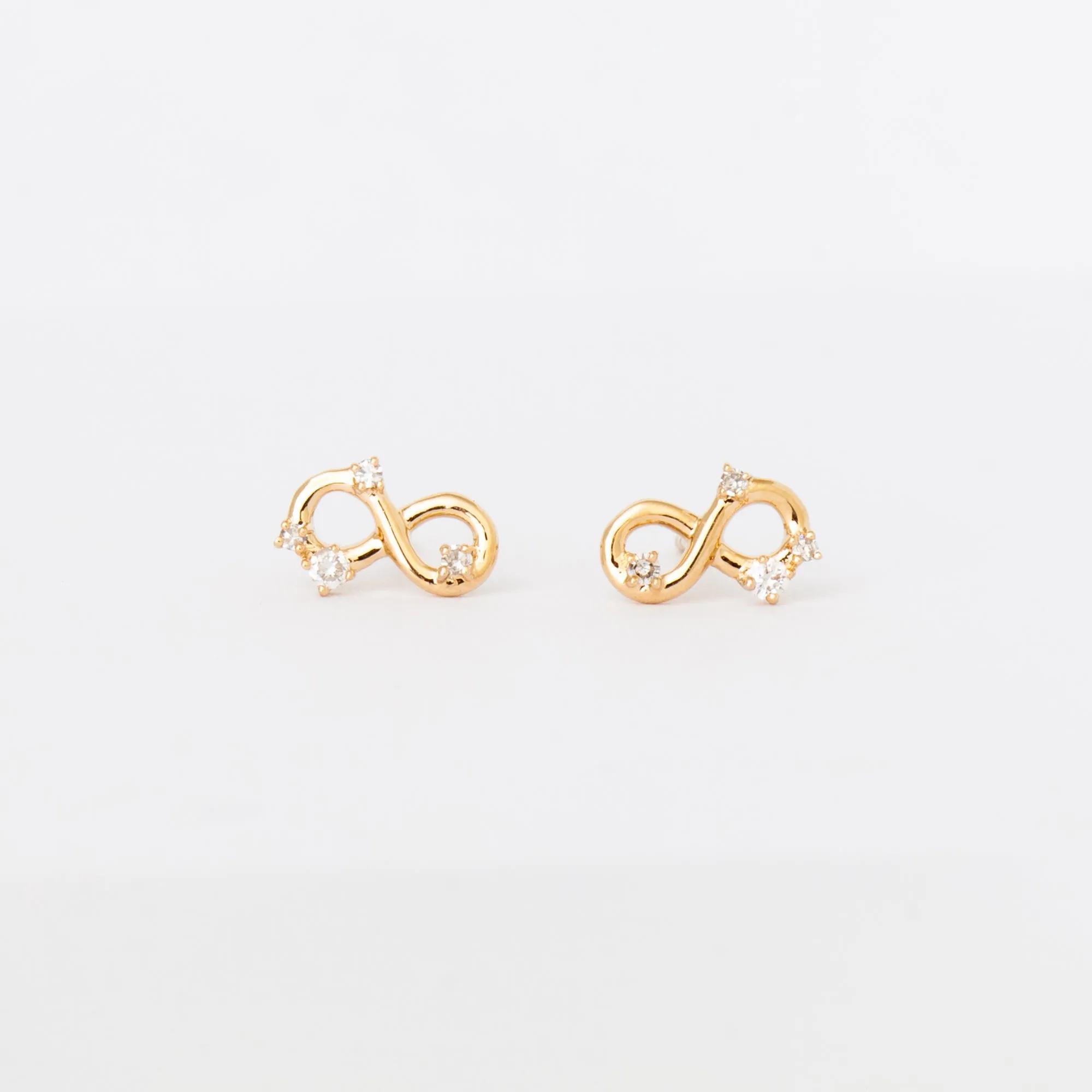 Diamond Infinity Studs