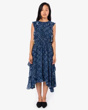 Dorothea Dress in Indigo