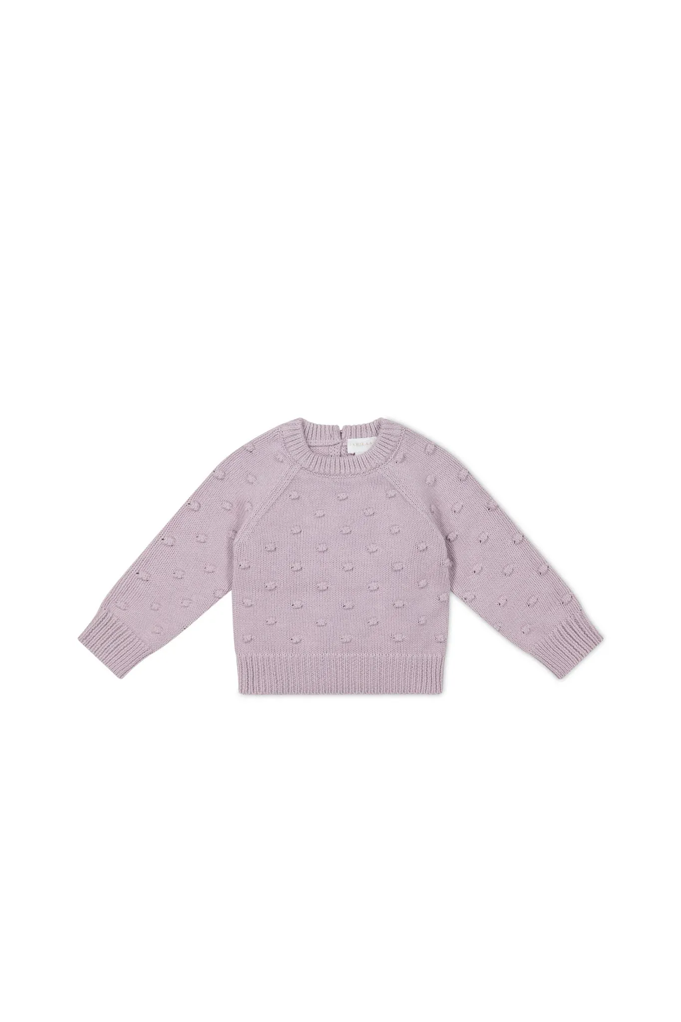 Dotty Knit Jumper - Muted Violet