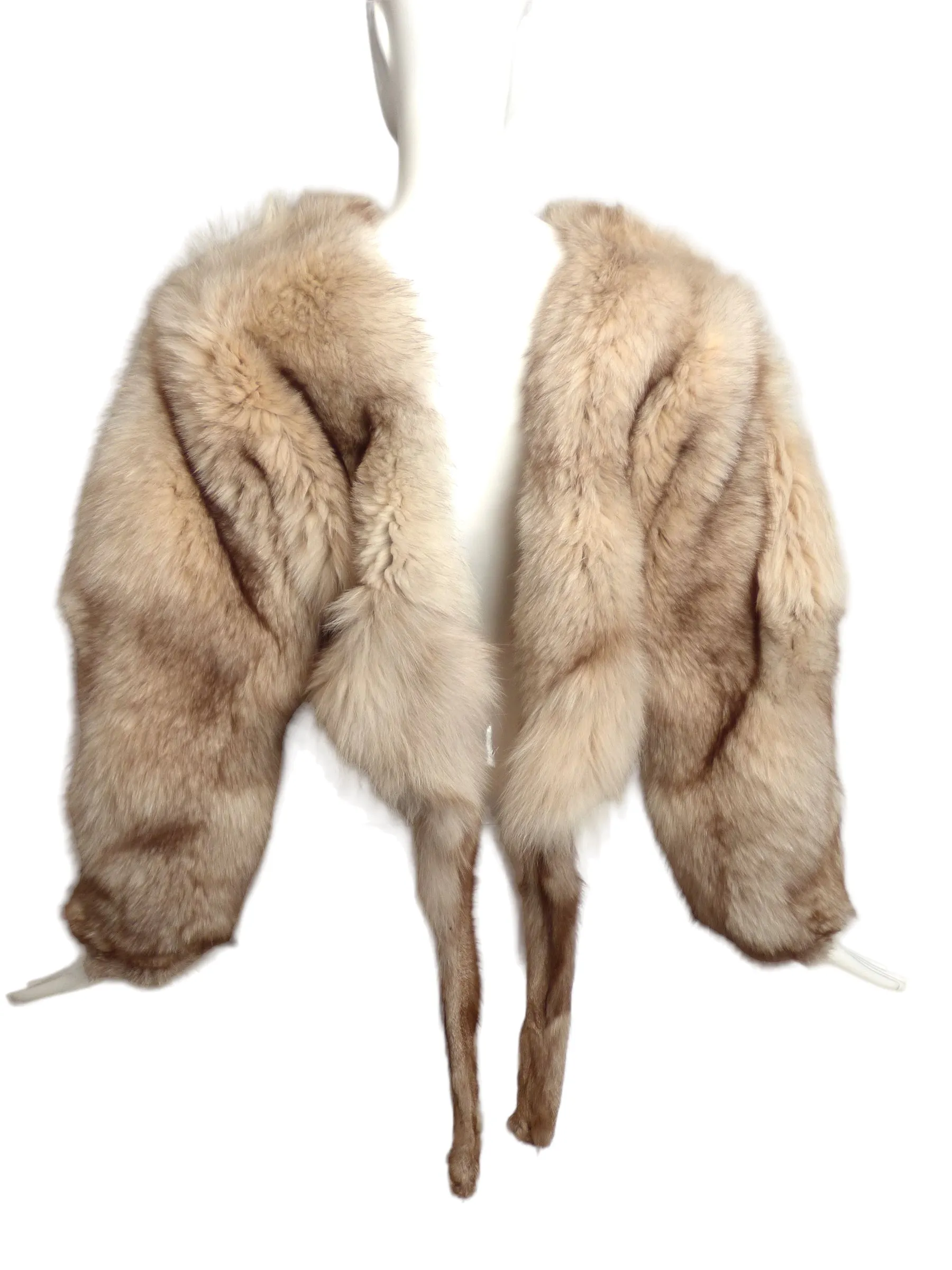 FENDI- 1970s Fox Fur Sleeves