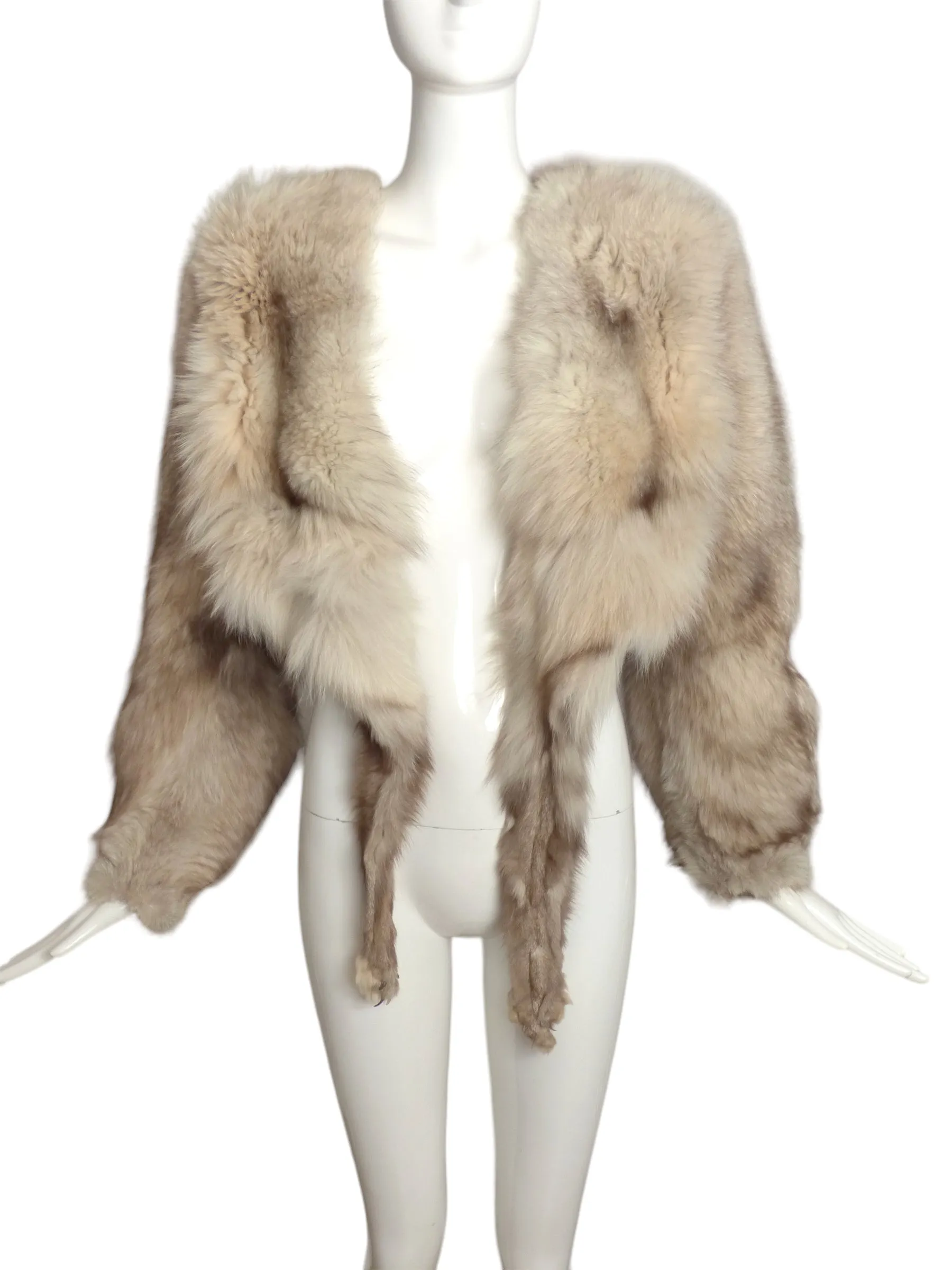 FENDI- 1970s Fox Fur Sleeves