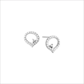 Giulietta 18K Gold & Diamond  Stud Earrings