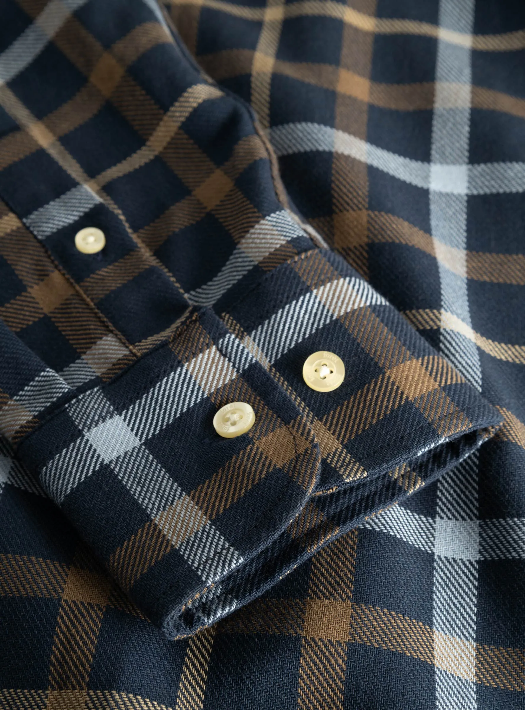 Grip Check Shirt Navy Check