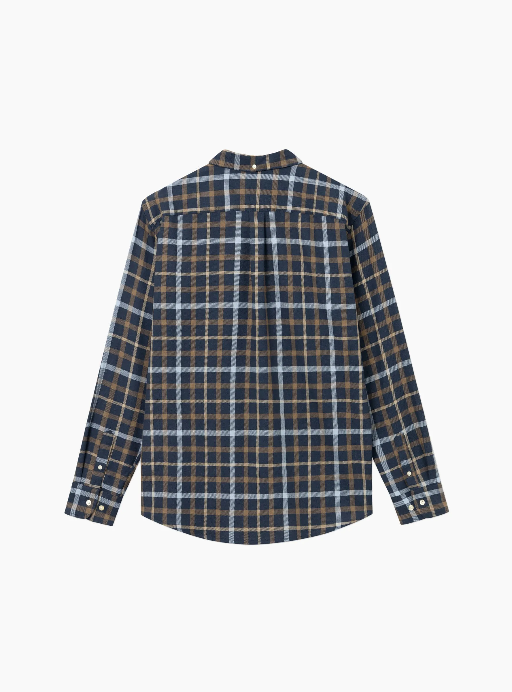 Grip Check Shirt Navy Check