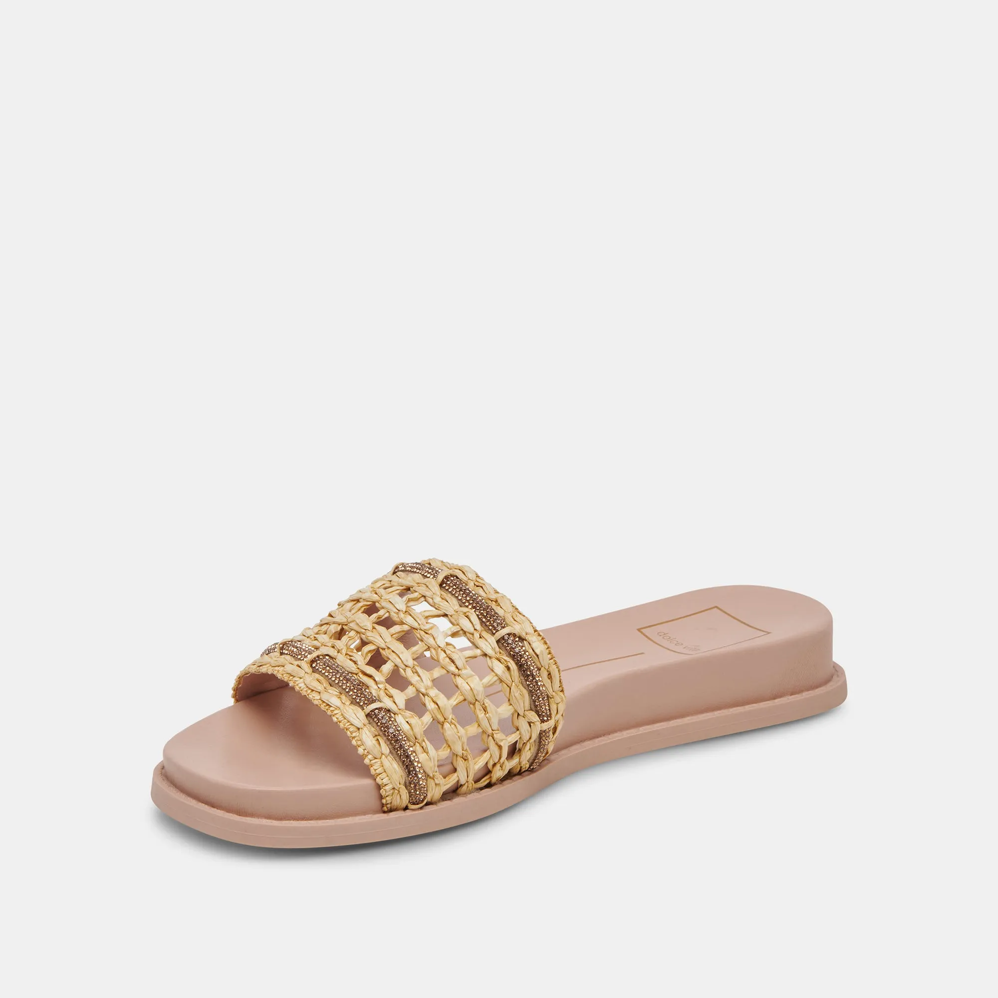 GWENN SANDALS NATURAL RAFFIA