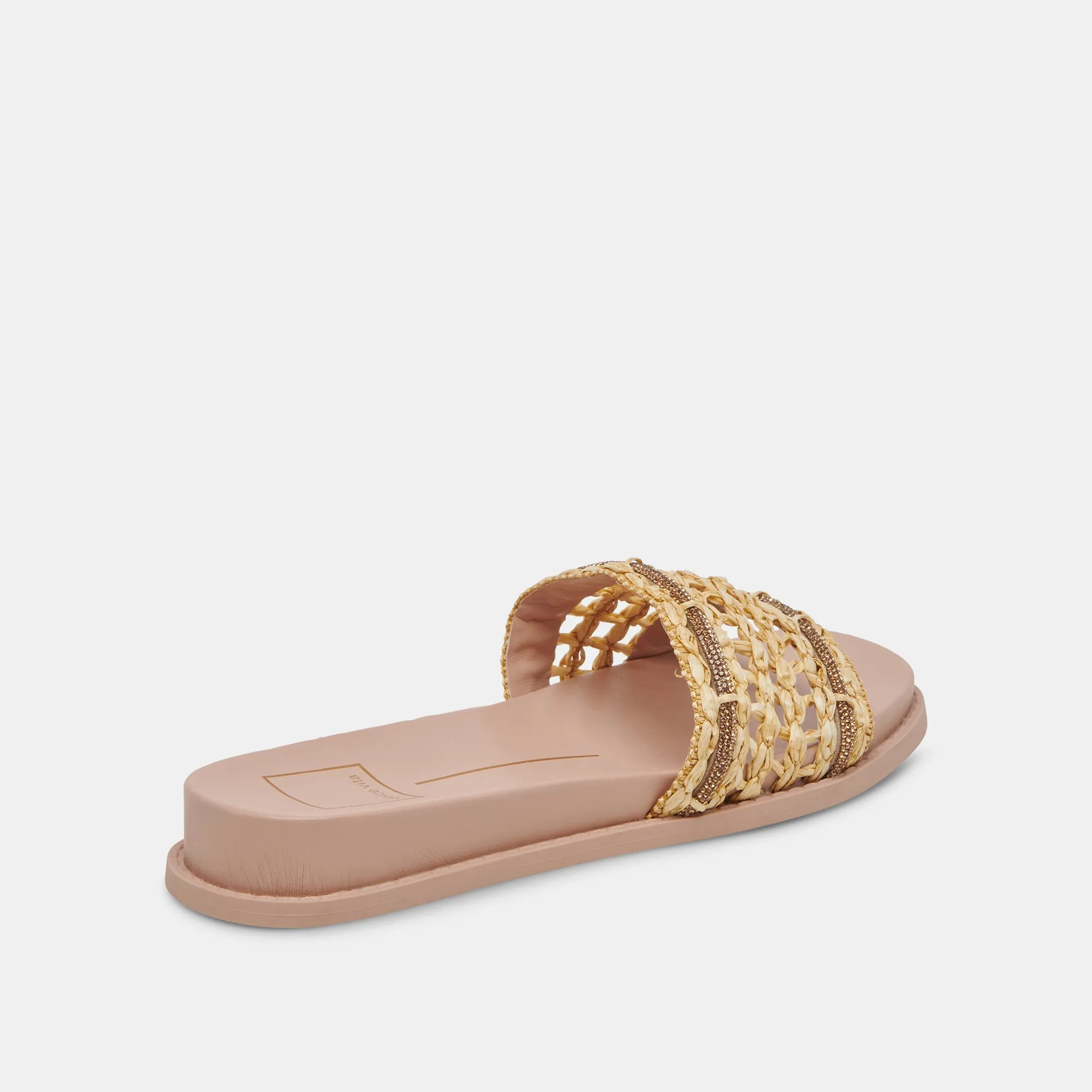 GWENN SANDALS NATURAL RAFFIA