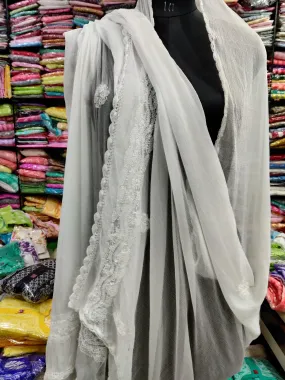 Handcrafted Chikankari Dupatta