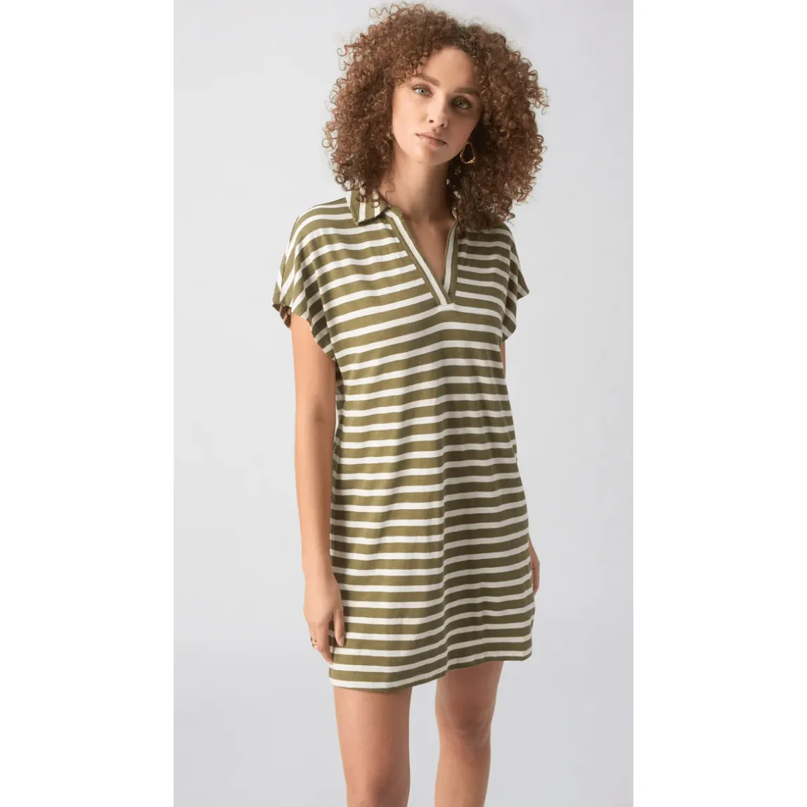 Johnny Collar T- Shirt Dress