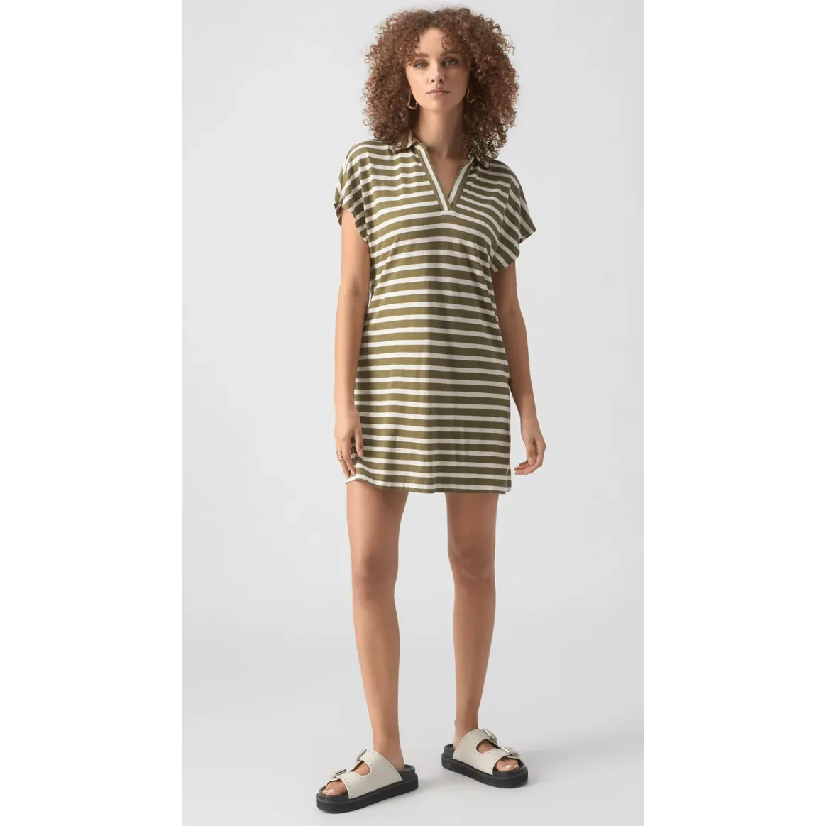 Johnny Collar T- Shirt Dress