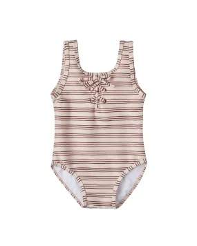 Lace One Piece Swimsuit – Amber Stripe