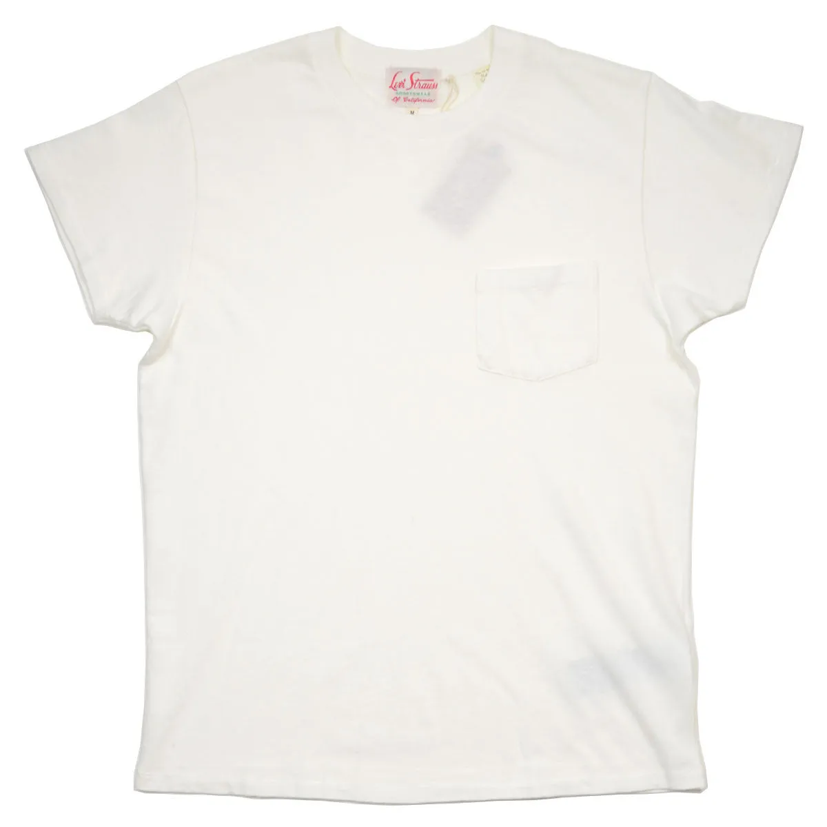 Levi's Vintage Clothing - 1950's Pocket T-shirt - Milk White