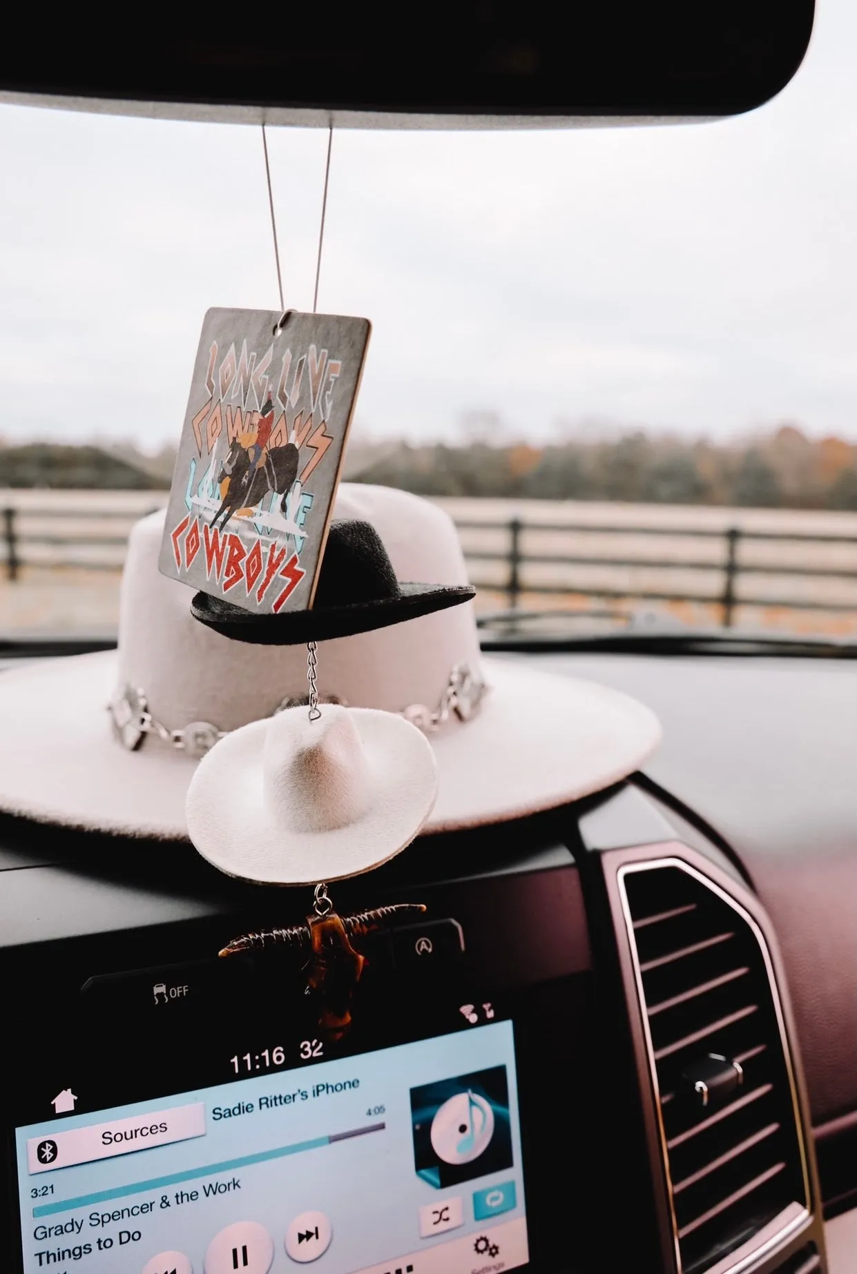 Long Live Cowboys Air Freshener Single