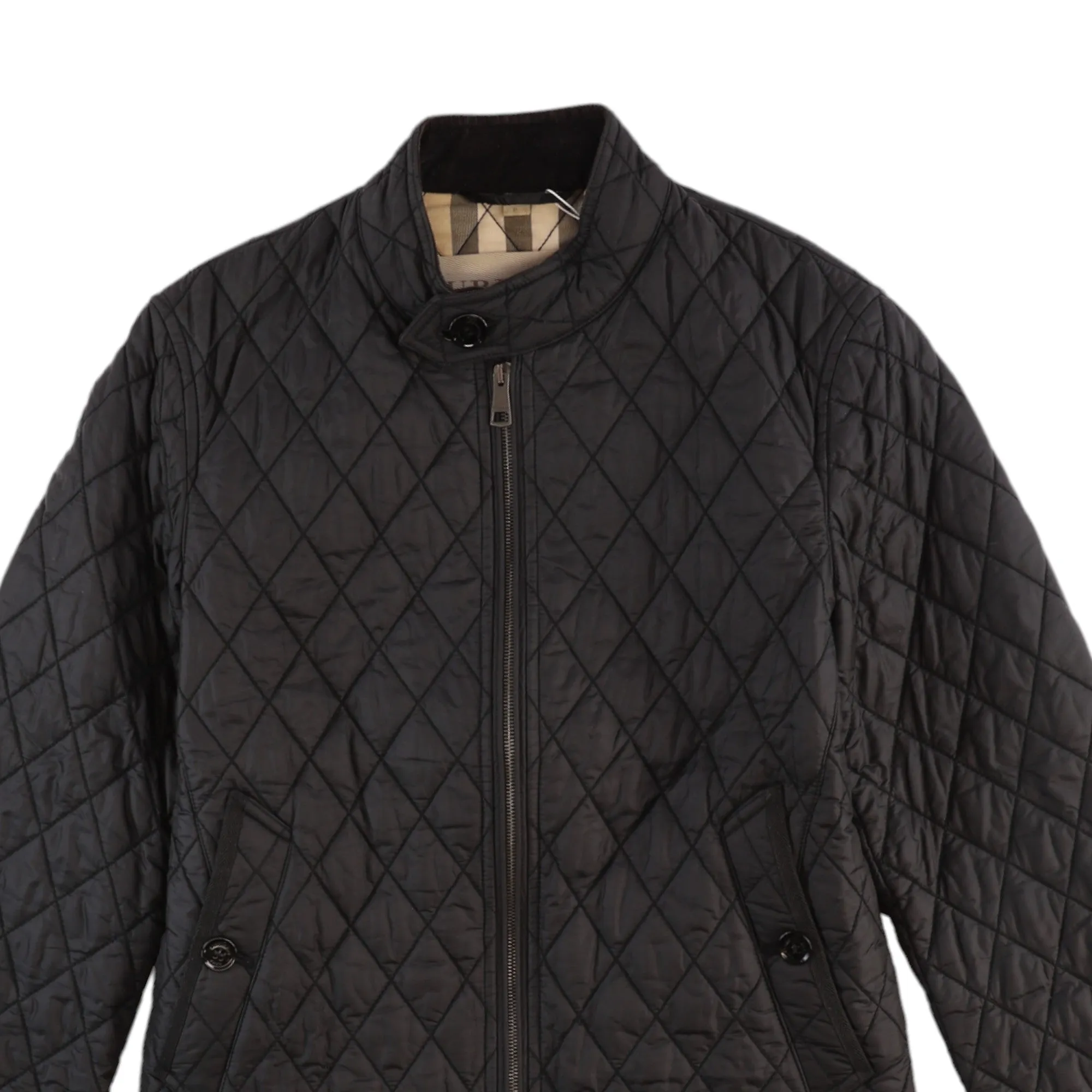 Men's Quilted Jacket Black Size S