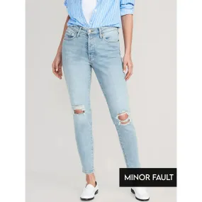 (Minor Fault) Straight Mom Light Blue Jeans