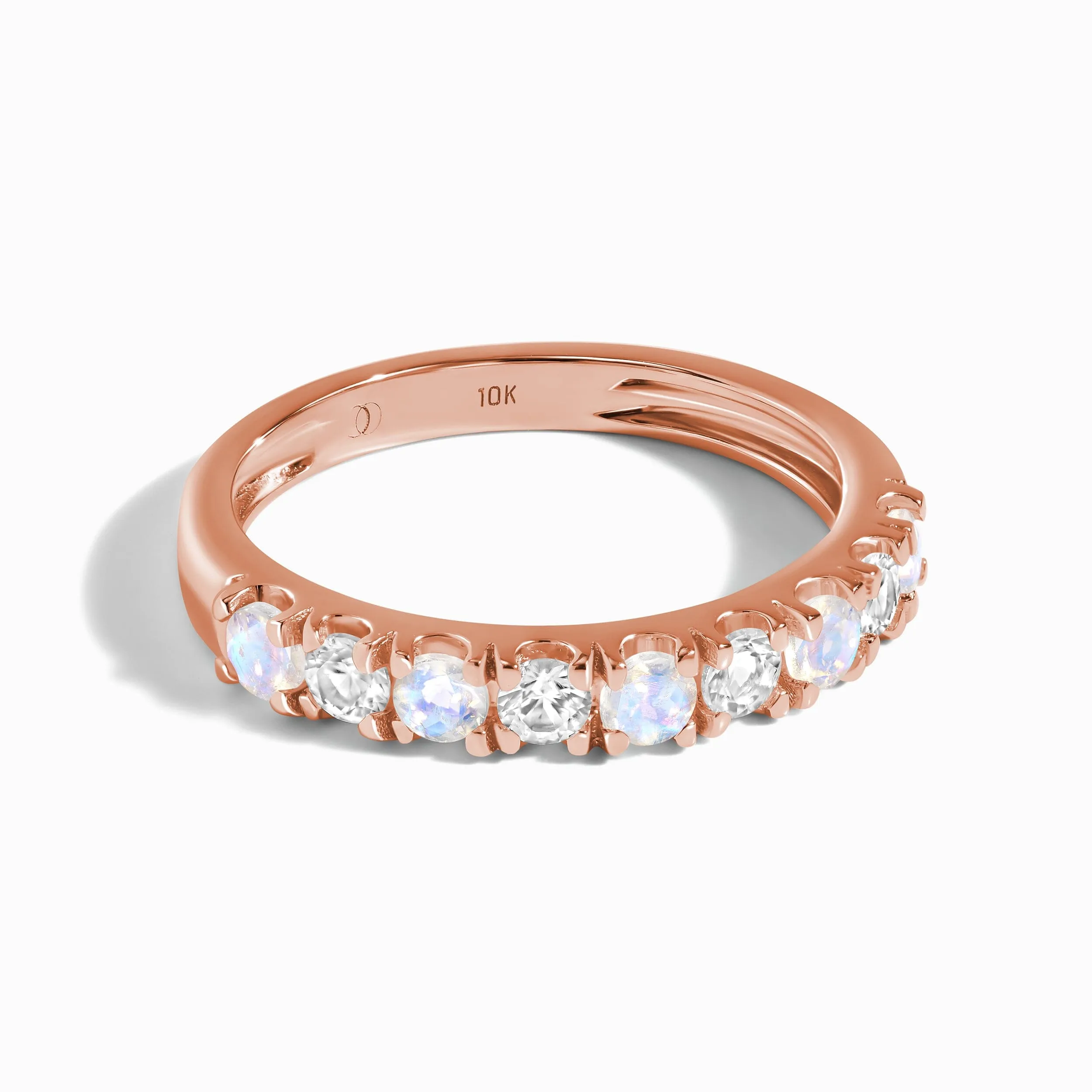 Moonstone Diamond Ring Band - Serenity