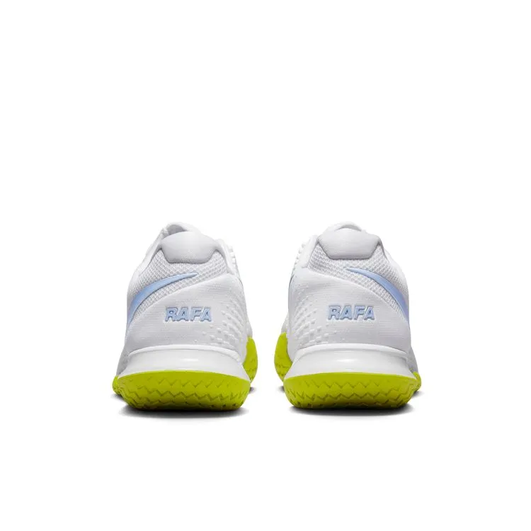 Nike Court Zoom Vapor Cage 4 Rafa Men Hard Court Tennis Shoes -  White/Cobalt Bliss-Bright Cactus