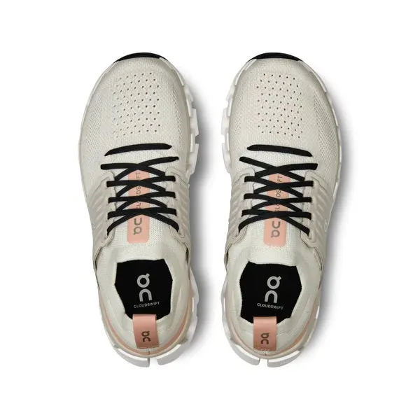 'On Running' Women's Cloudswift 3 - Ivory / Rose