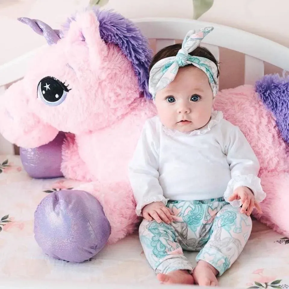 Organic Baby & Toddler Leggings | Candy Unicorns