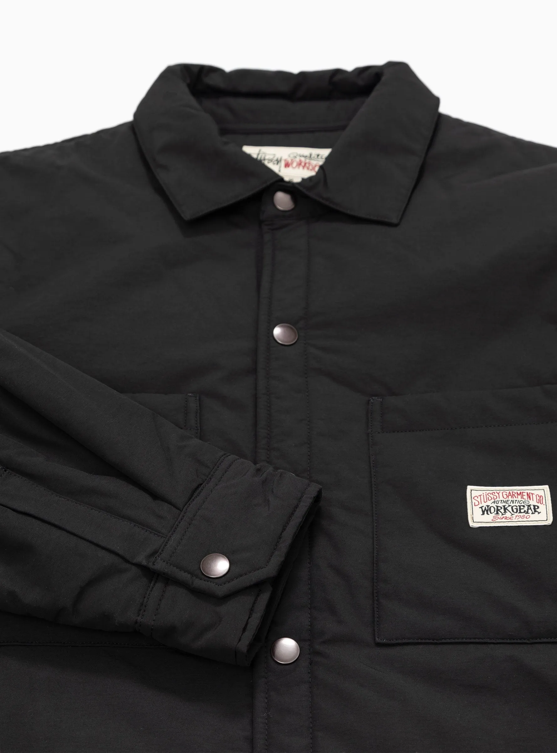 Padded Tech Over Shirt Black