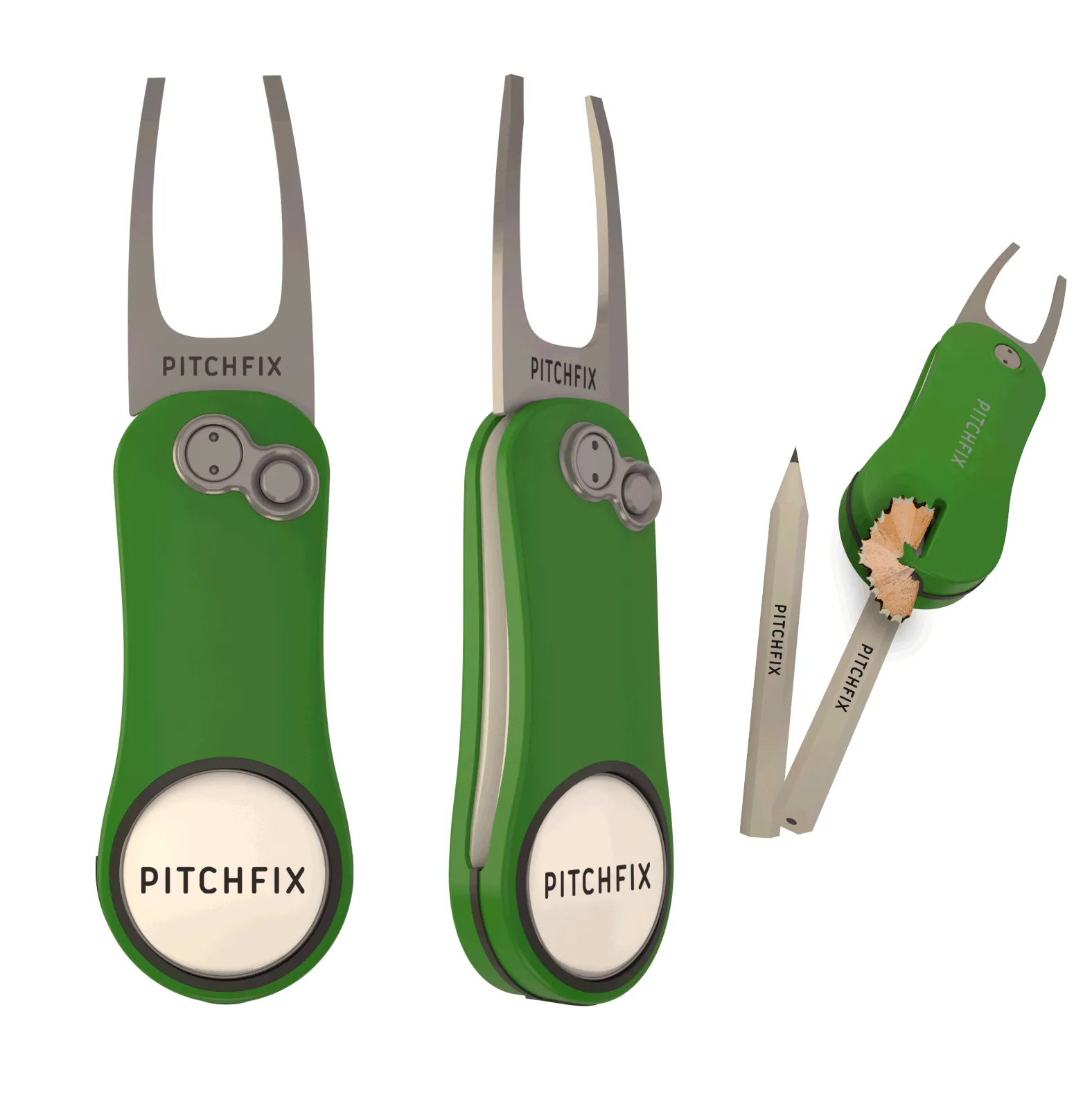 Pitchfix Hybrid 2.0 Divot Tool - Green