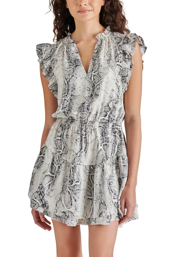 Prairie Dreams Dress-Blk/Wht