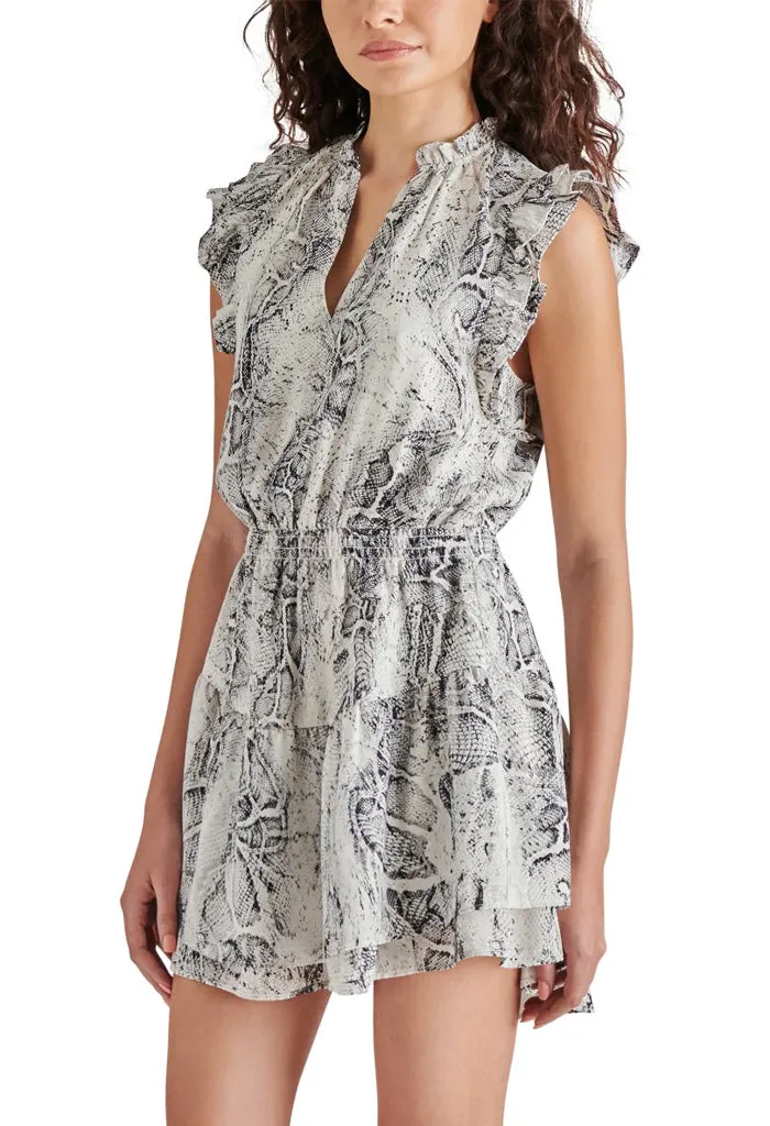 Prairie Dreams Dress-Blk/Wht