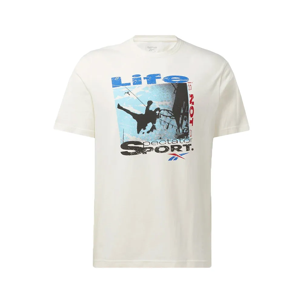 Reebok Graphic Series Spectator Sport Hoop Tee White