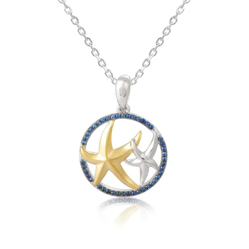 Sapphire Hokuhele Eternity Pendant