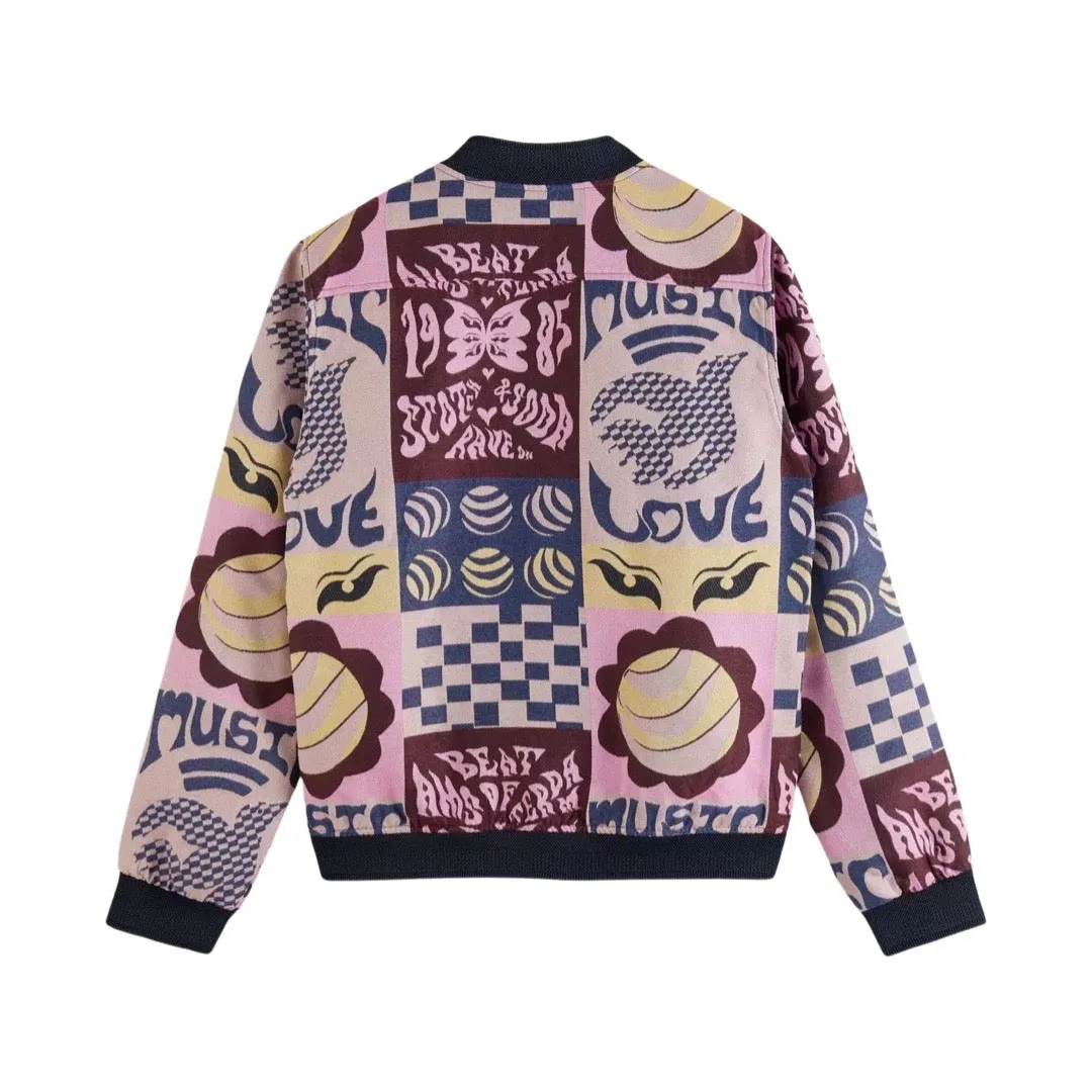 Scotch & Soda Jacquard Bomber Jacket (175387)