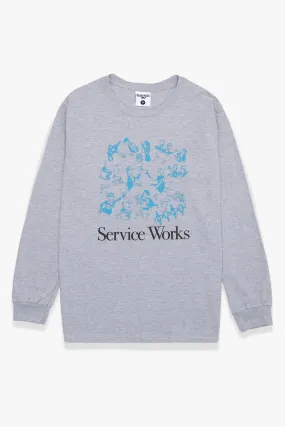 Service Works - Soiree Long Sleeve Tee - Grey